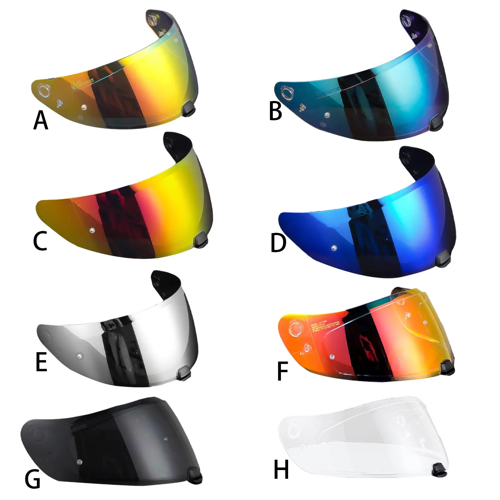 

Motorcycle Helmets Visor Helmets Lens Anti-Fog Anti UV Anti Scratch Parts Full Face Replacement Protective Cover for HJ-20MC C70