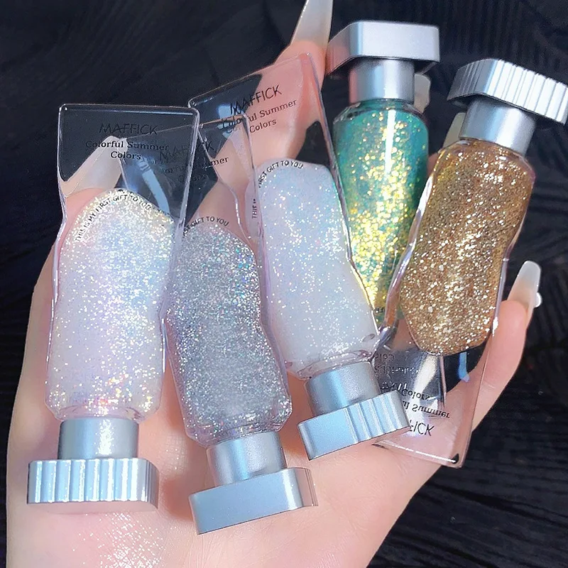 

Ice Cube Liquid Eyeshadow Diamond Glitter Eyeshadow Pearlescent Lying Silkworm Cheekbone Brightening Makeup Color Highlighter