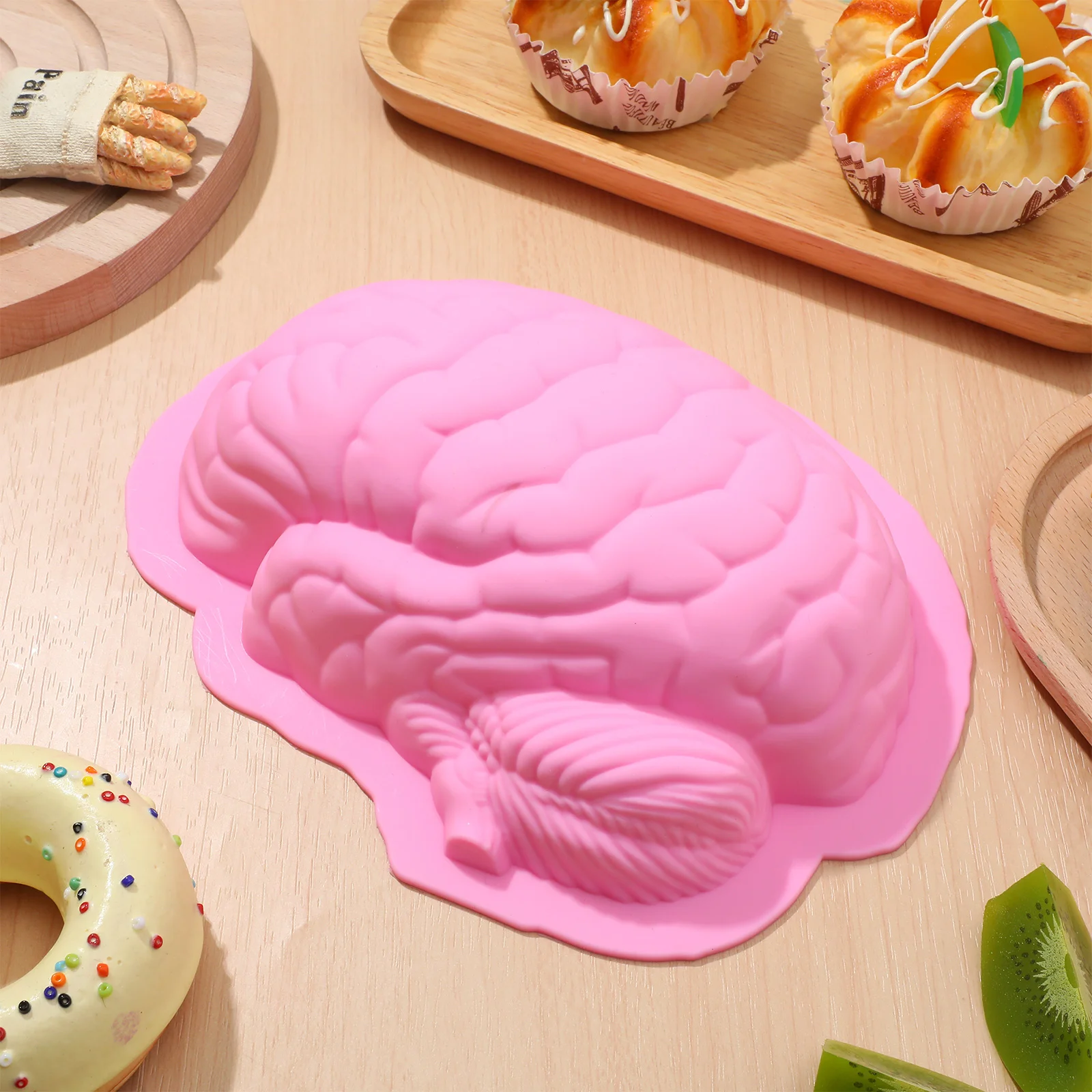 Форма для мозкового торта шоколадные формы силиконовая сковорода Хэллоуина