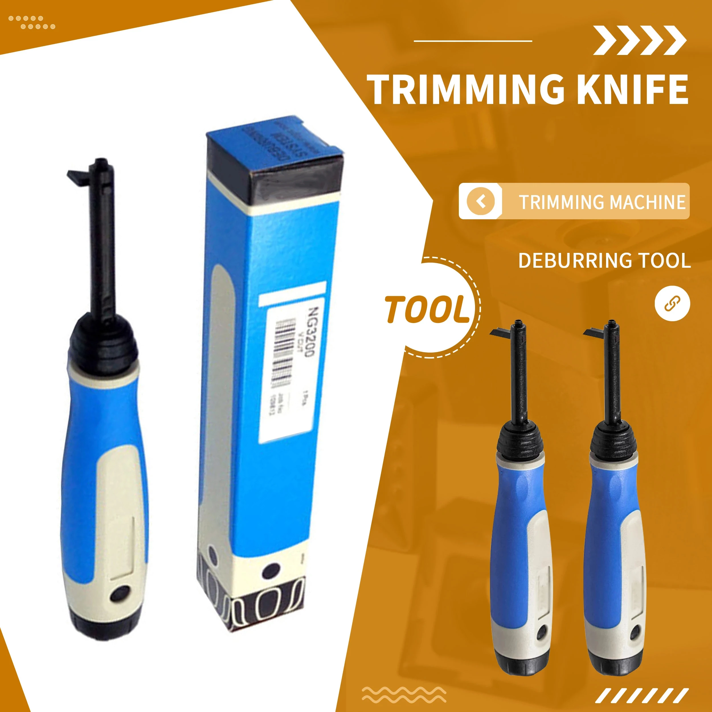 

Trimming Chamfering Device V-shaped Burr Knife Tools NG3000 NG3200 Iron And Aluminum Plate Deburring Knife EL07013 Blades BL3001