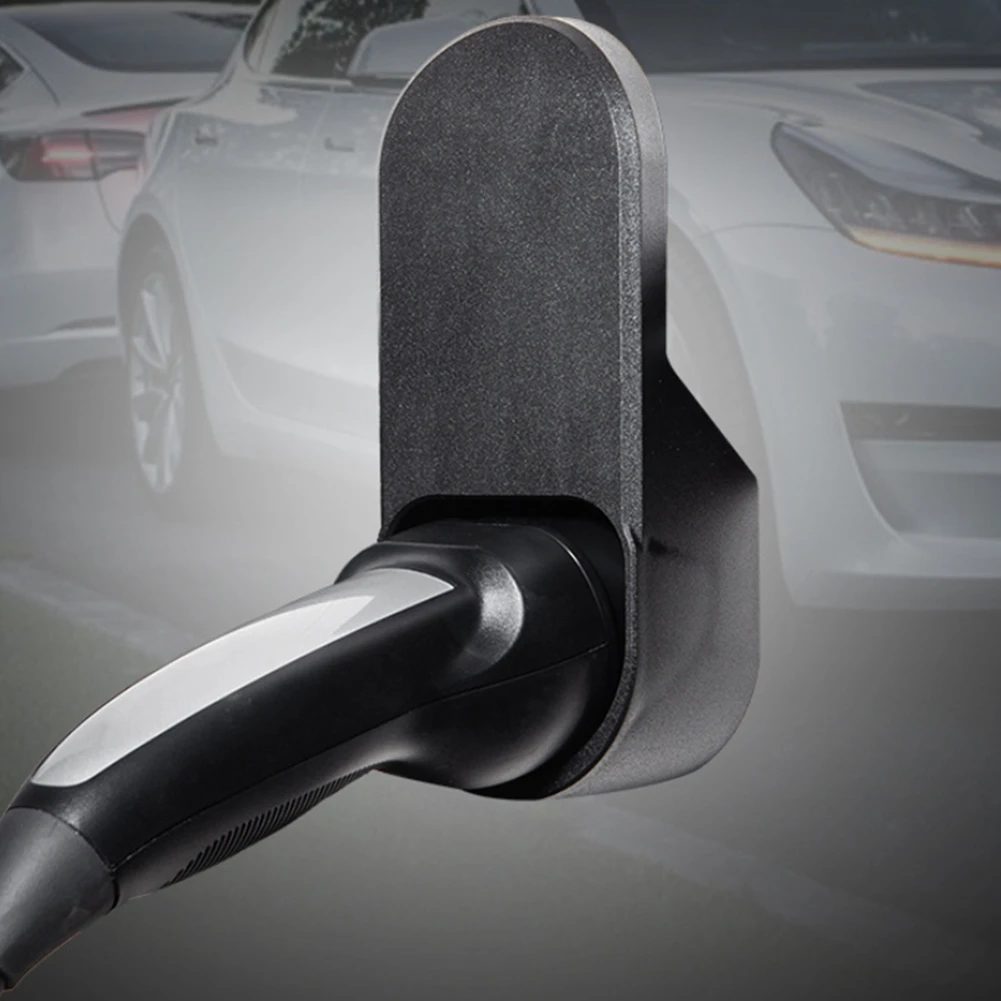 

Charging Cable Organizer Wall Mount Connector Bracket Charger Holder with Chassis Bracket Charger for Tesla Model 3/Y EU/US Plug