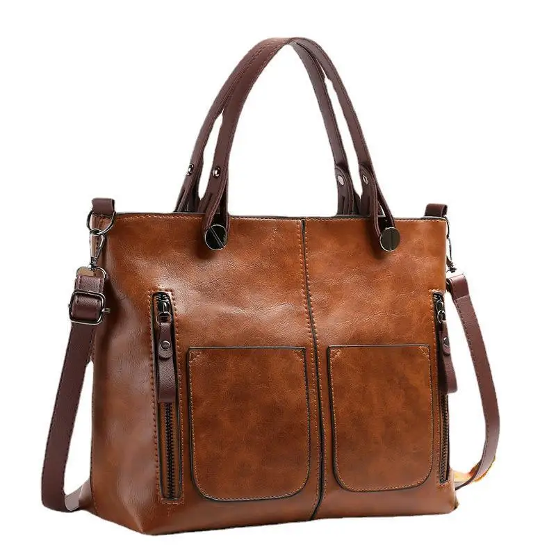 women 2023 new fashion single shoulder women's large capacity tote simple diagonal bag Causal Vintage Luxury Female Handbag