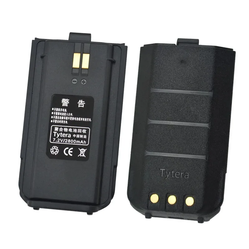 10 шт. оригинальная TYT MD-280 DMR Цифровая радиостанция 7 2 в 2800 мАч литий-ионная