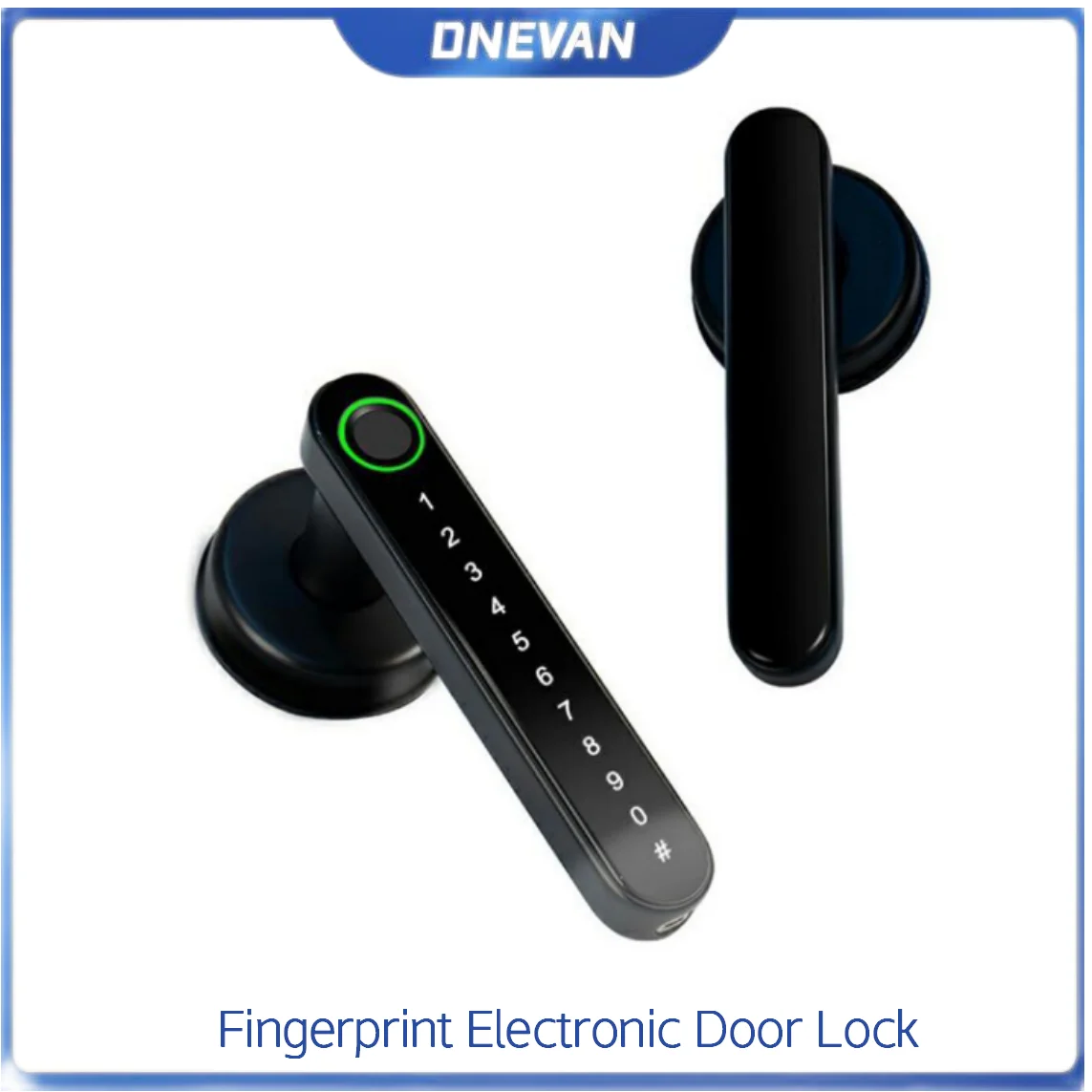 

Электронный дверной смарт-замок Tuya/TTLOCK, со сканером отпечатков пальцев, с поддержкой Bluetooth, с паролем, с управлением через приложение, с подд...