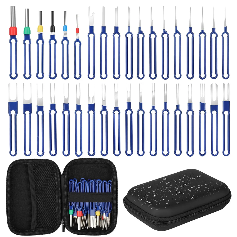 

None Electrical Connector Terminal Removal Car 36Pcs Electric Pin Remover Pin Removal Plastic Stainless Steel 301