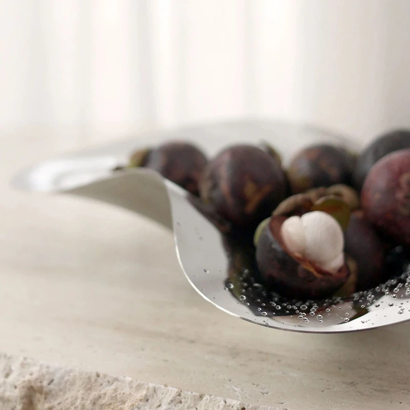 Роскошная уникальная декоративная тарелка из нержавеющей стали Сервировочная