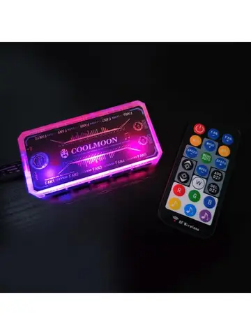 Coolmoon RGB контроллер для вентиляторов