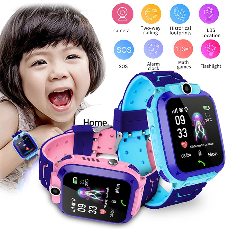 

Детские Водонепроницаемые Смарт-часы с камерой и Sim-картой