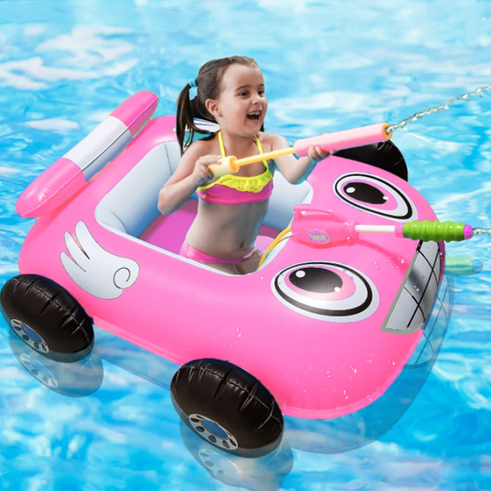 

Летнее Детское круг для плавания, Надувное мультяшное плавающее сиденье, складное детское плавательное кольцо, спасательный круг, игрушка ...