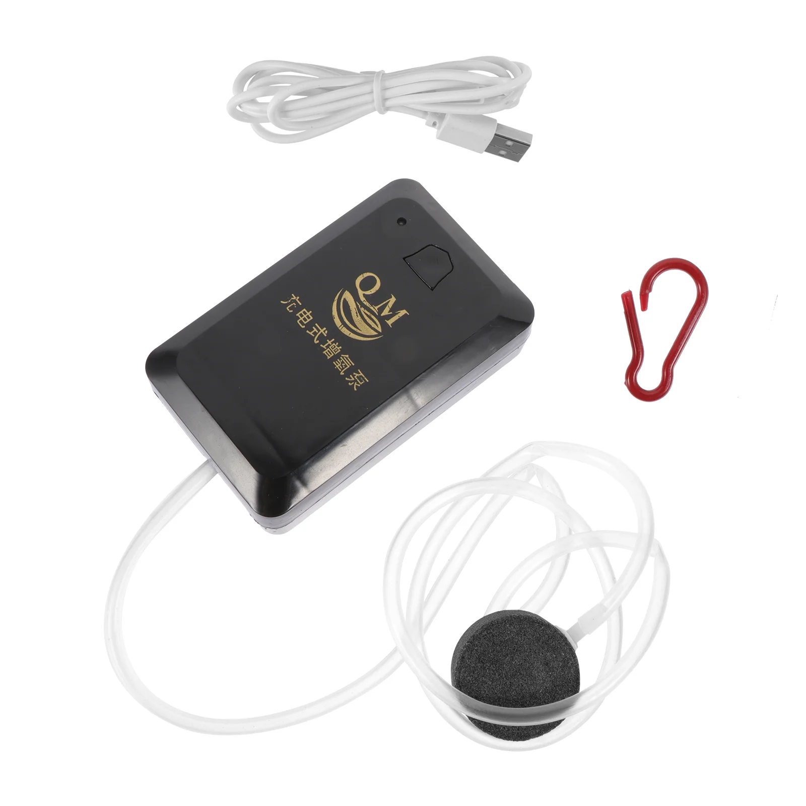

1 Set Fish Tank Aquarium No Aeration Air Pump USB Plug-in Oxygenator