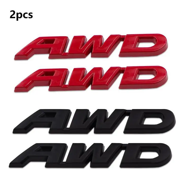 

Car Emblem Wheel Drive Metal AWD Badge Sticker Fender Trunk Logo Decal For Off Road