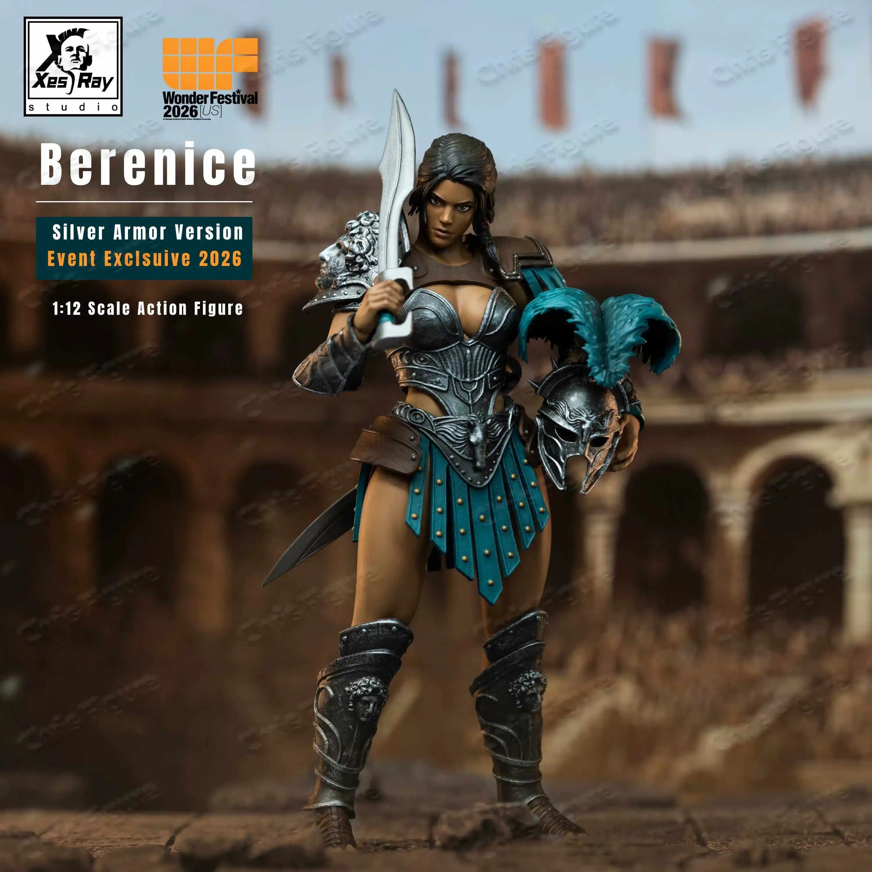 В наличии: XesRay Combatants Fight for Glory, версия Berenice Silver Armor, эксклюзивная шарнирная модель для мероприятия WF Wonder Festival. (art.: 3920dd3976d02) - 3920dd3976d02