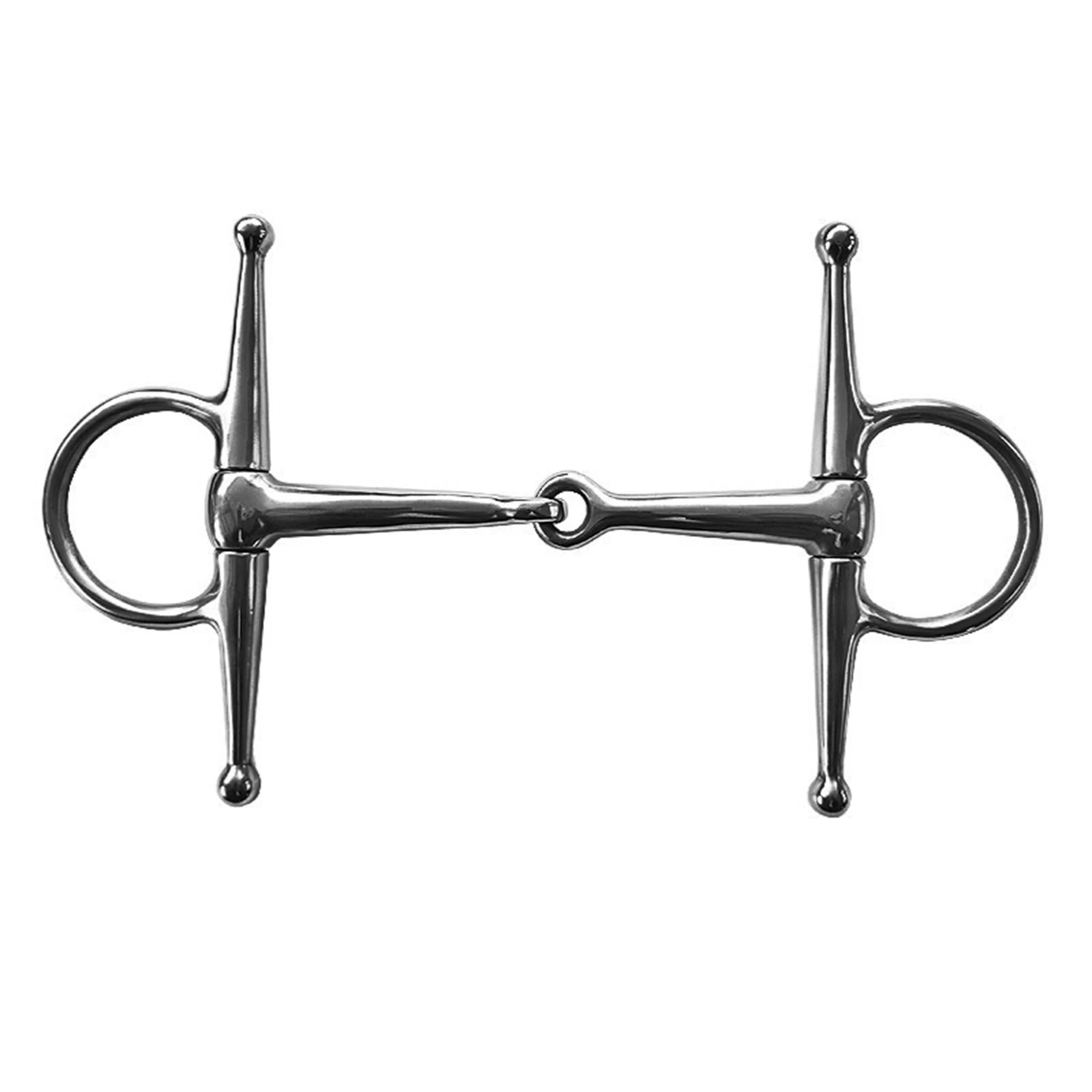

Mouth Bit Horse Snaffle Horse Snaffle Stainless Steel 125mm 13-14mm Thick Chewing Mouth Roller Equestrian Bits