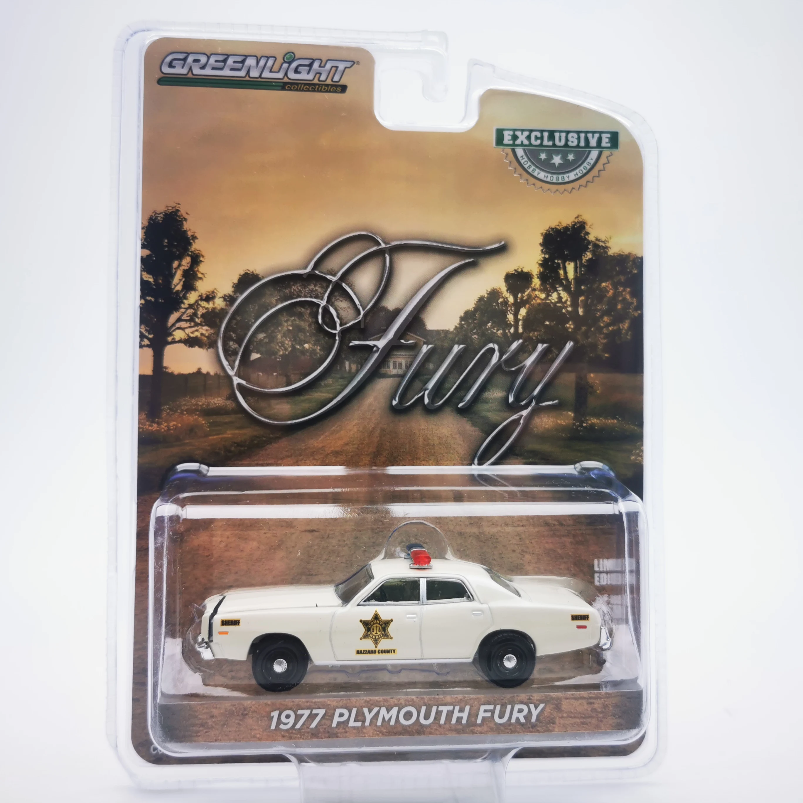 

GreenLight 1:64 PLYMOUTH FURY 1977 Village Police Livery Limited Edition Simulation Alloy Static Car Model Toys Gift