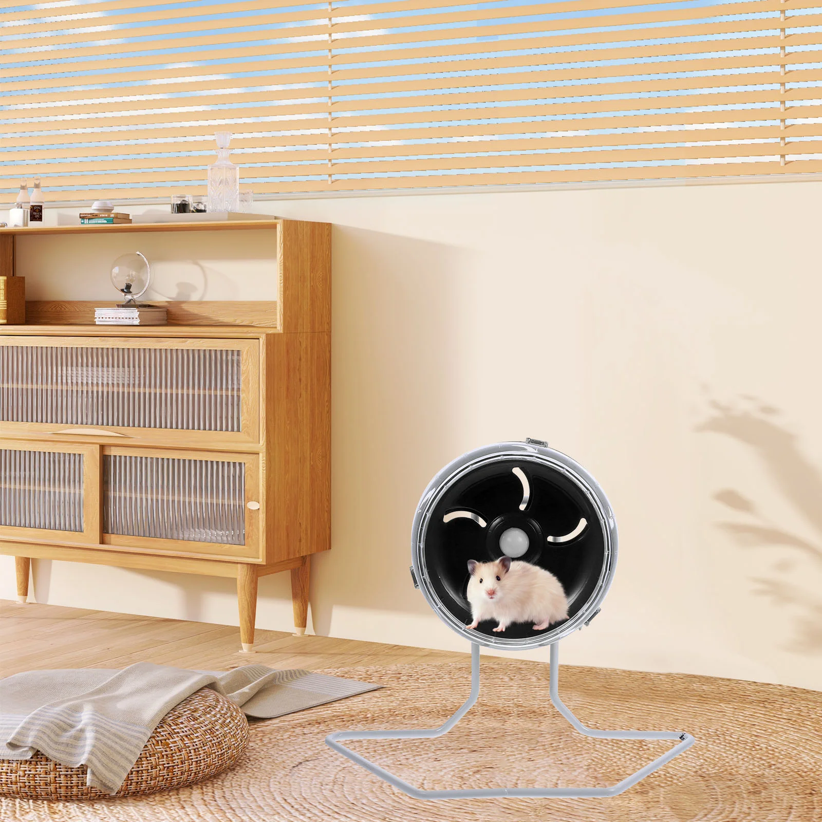 

Cute Running Wheel Hamster Silent Hamster Wheel Small Animal Supplies Small Animals Cage Toy