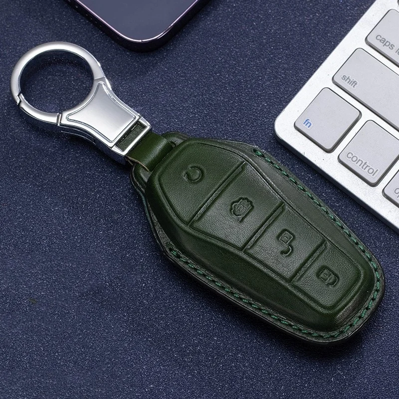 

Чехол для автомобильного ключа, смарт-чехол для ключа с дистанционным управлением для BYD Tang DM 2018, чехол для ключей, автомобильные аксессуары,...