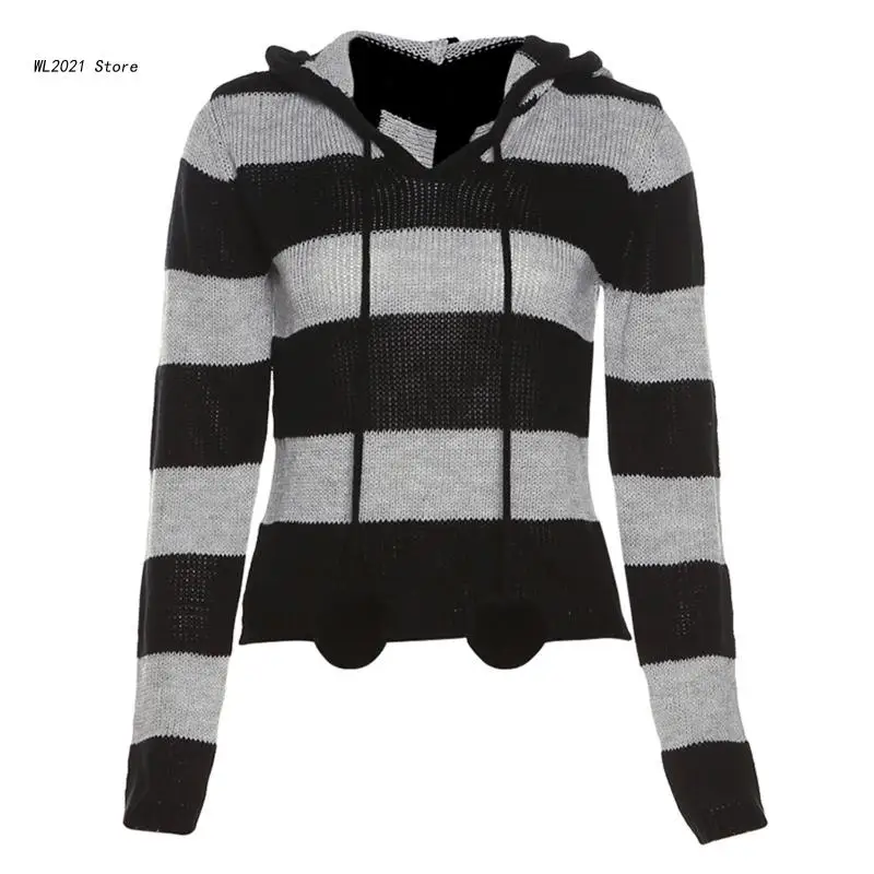 

Женская трикотажная Базовая Повседневная Толстовка с длинным рукавом, верхняя одежда, пуловер, Свитшот