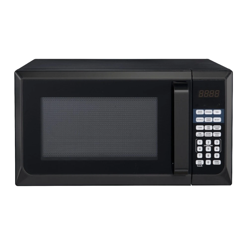 

Stainless Steel 0.9 Cu. Ft. Black Microwave Oven