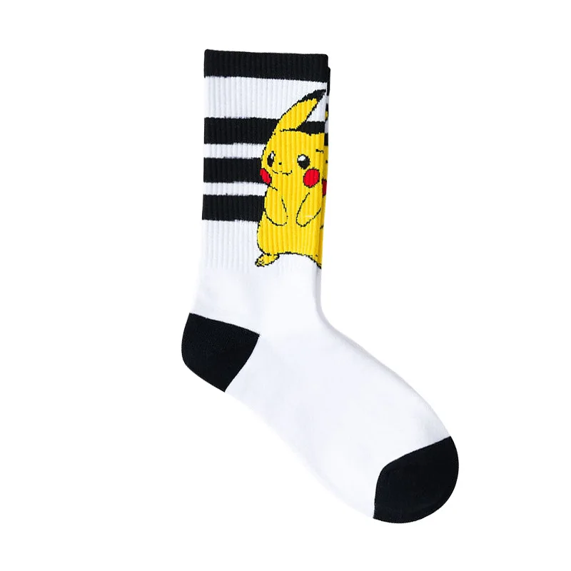 

Pokemon Men and Women Mid-barrel Couple Cartoon Tide Socks Korean Version Three-dimensional Four Seasons Socks Birthday Gift