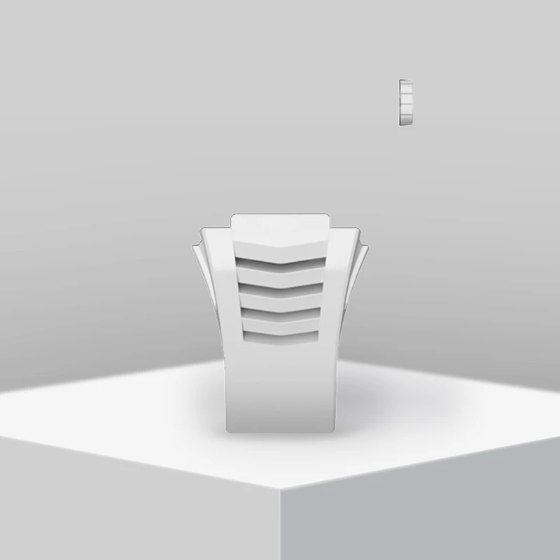 Luxury Rubber Strap For apple watch 7 6 5 4 SE 45MM 44MM Replacement Strap For Series iwatch 7 6 5 SE 44MM 45MM DIY Kit