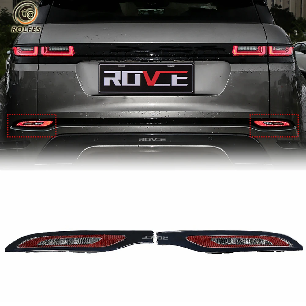 Рефлектор заднего бампера rolфес планкой для Land Rover Range Evoque 2020-2023 LR116040 LR116041 LR166614