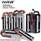 Распродажа аккумулятор hrb Lipo 2 S 3 S 4S 5S 6 S 7,4 V 11,1 V 14,8 V 1500 mah 2200 mah 3300 mah 4200 mah 5000 mah 5200 mah 6000 mah Батарея