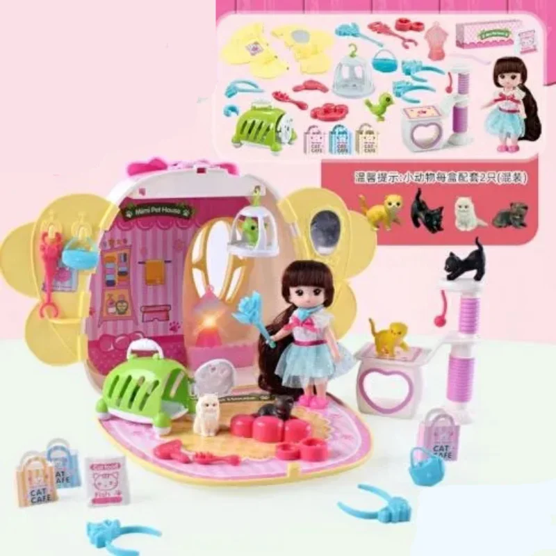 Замок принцессы игровой домик набор игрушек милая кукла подарок на день рождения