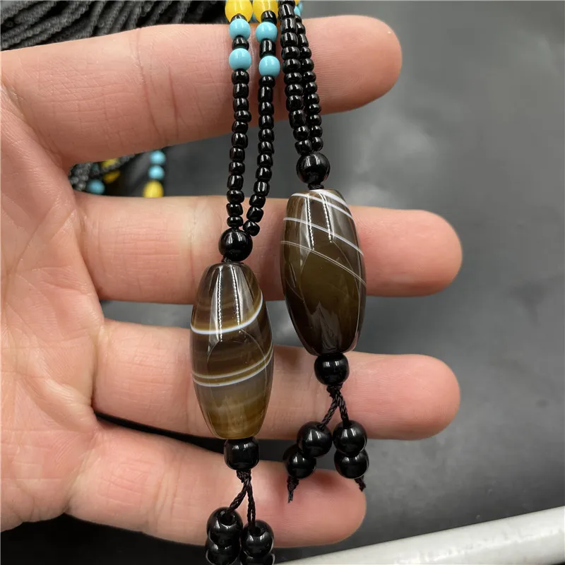 Дешевая Нефритовая черно-белая подвеска Sardonyx Agate