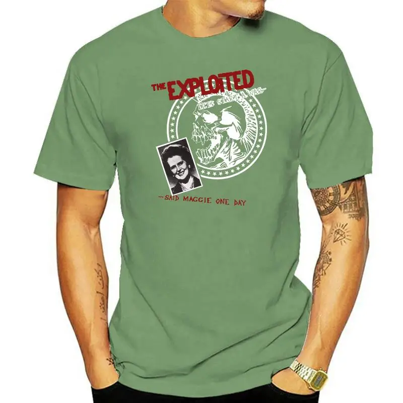 Black s The Exploited Let Start A War Men Sleeve