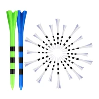 80pcs plastic golf tees reduces friction side spin 5 prongs golf tees excellent durability and stability tees
