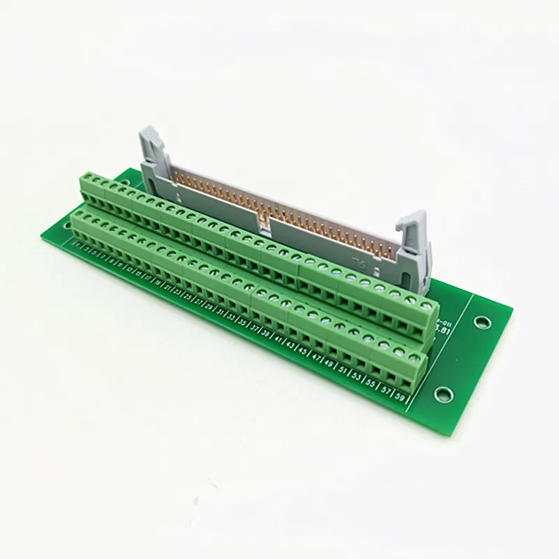 Коммутационная плата с наружной головкой IDC50 2x25Pins 0 1 дюйма Клеммная колодка