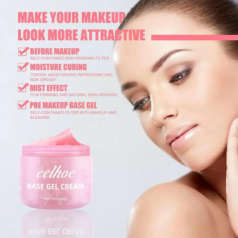 

50g Face Primer Pore Base Gel Cream, Face Foundation Primer Makeup for Invisible Pore, Matte Face Primer Pore Base Gel Crea Q1K3