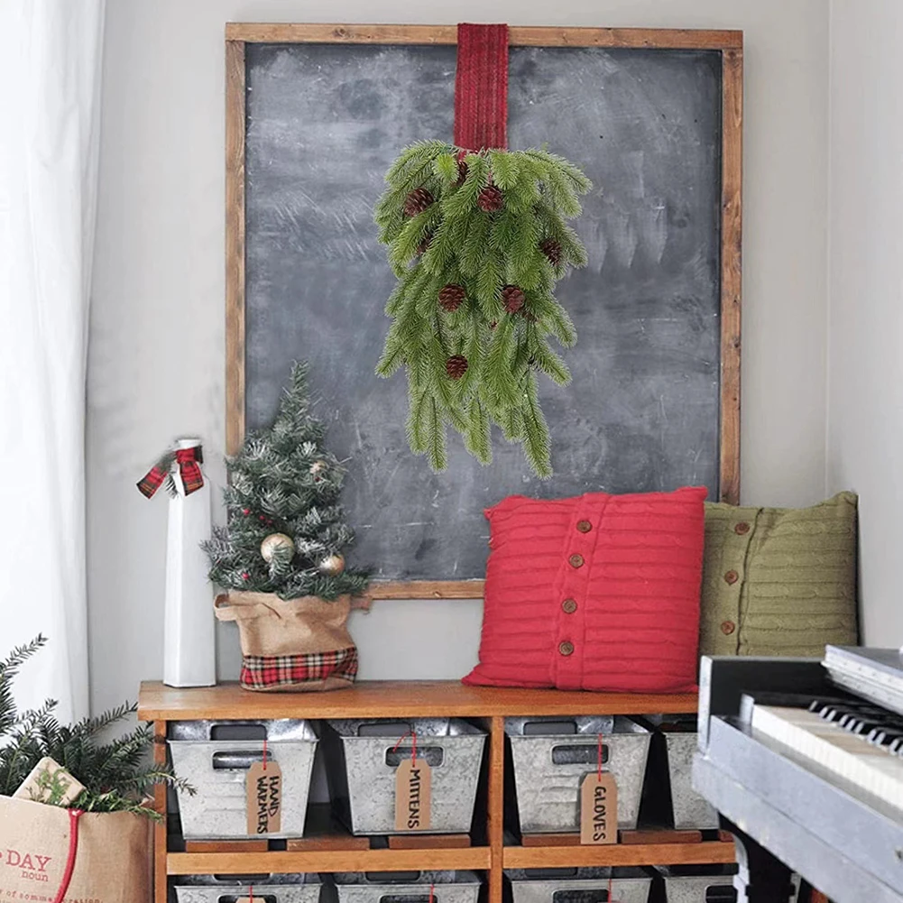 

Artificial Rattan Christmas Rattan 80cm Berry Flower Christmas Tree Flowery Vine For Christmas Party Decoration
