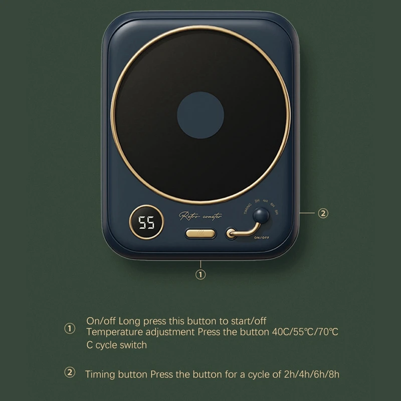 Акция! Подогреватель чашки кофе нагревательная подставка для офиса с постоянной