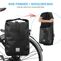 multifunctional cycling rear seat trunk bag large capacity outdoor sport pouch rack panniers shoulder handbag mtb bike bag