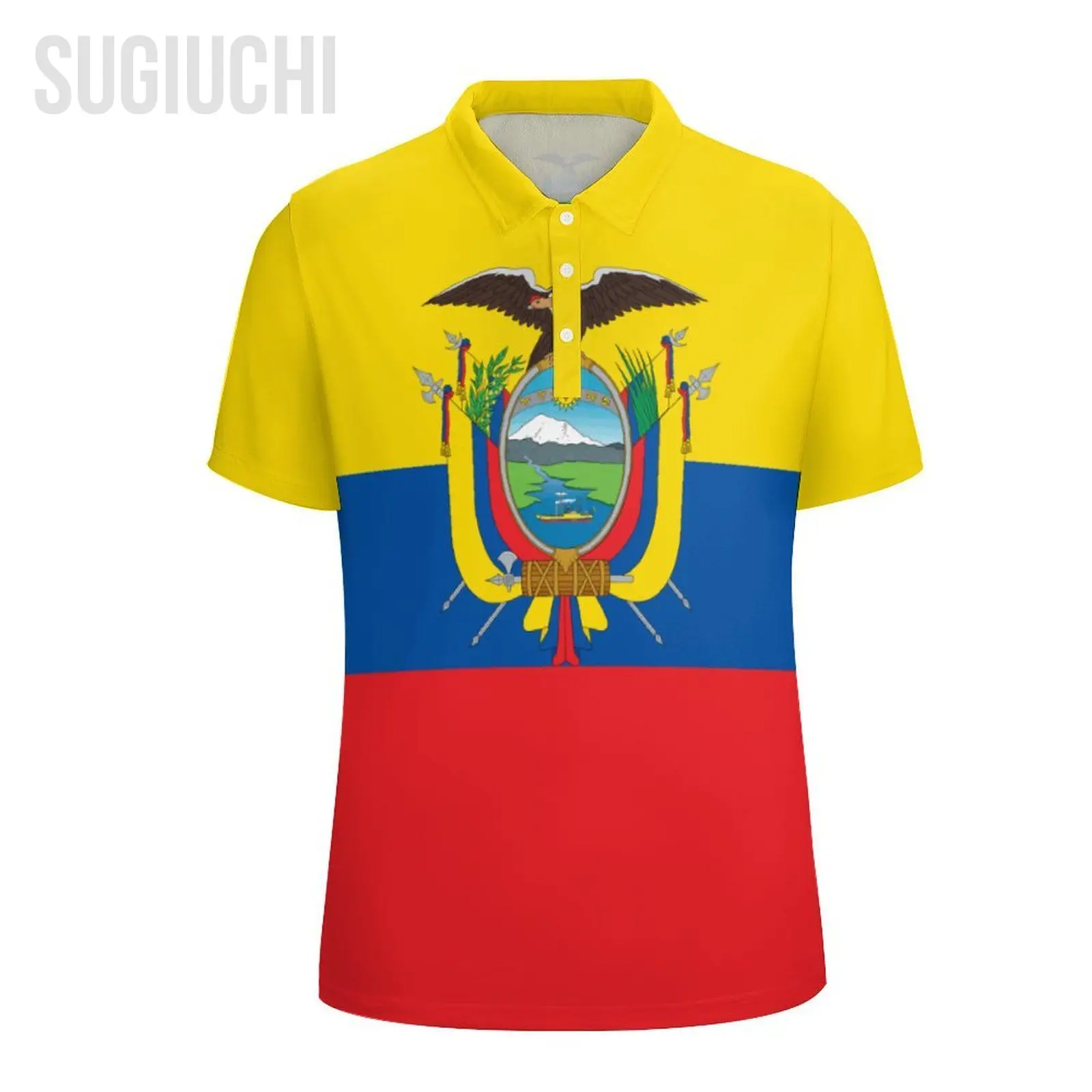 Мужские спортивные костюмы-поло с коротким рукавом и 3D-принтом