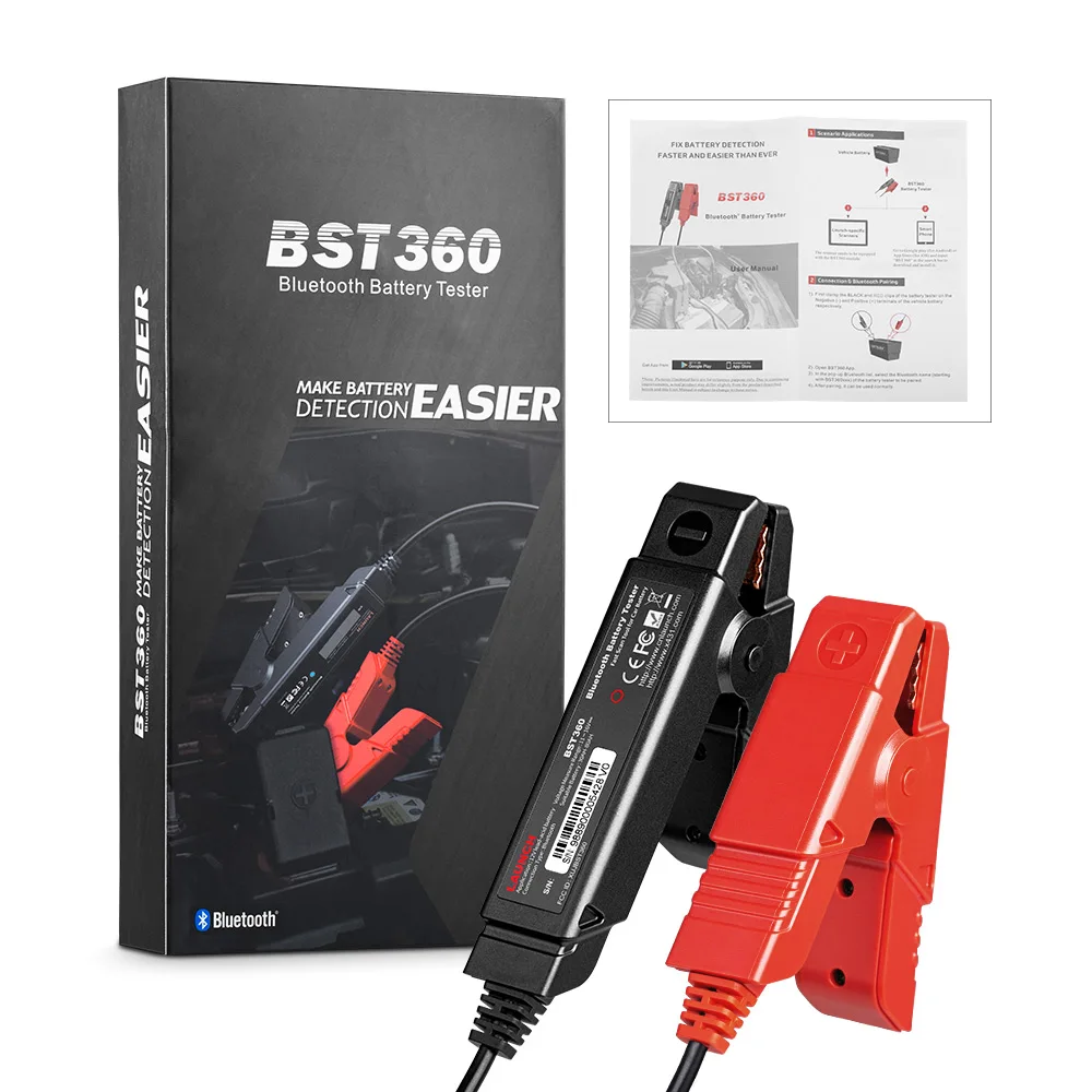 

Launch X431 BST360 Bluetooth Battery Tester Used with X-431 PRO GT, X-431 PRO V4.0, X-431 PRO3 V4.0, X-431 PRO5, X-431 PAD V/PAD