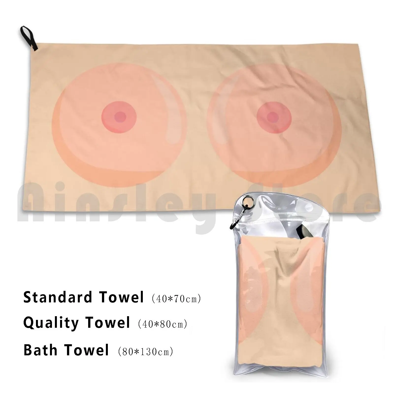 Quick Dry Quality Towel Tits Breast Bust Boobs Girls Nurse Hooters Melons Pair Titties