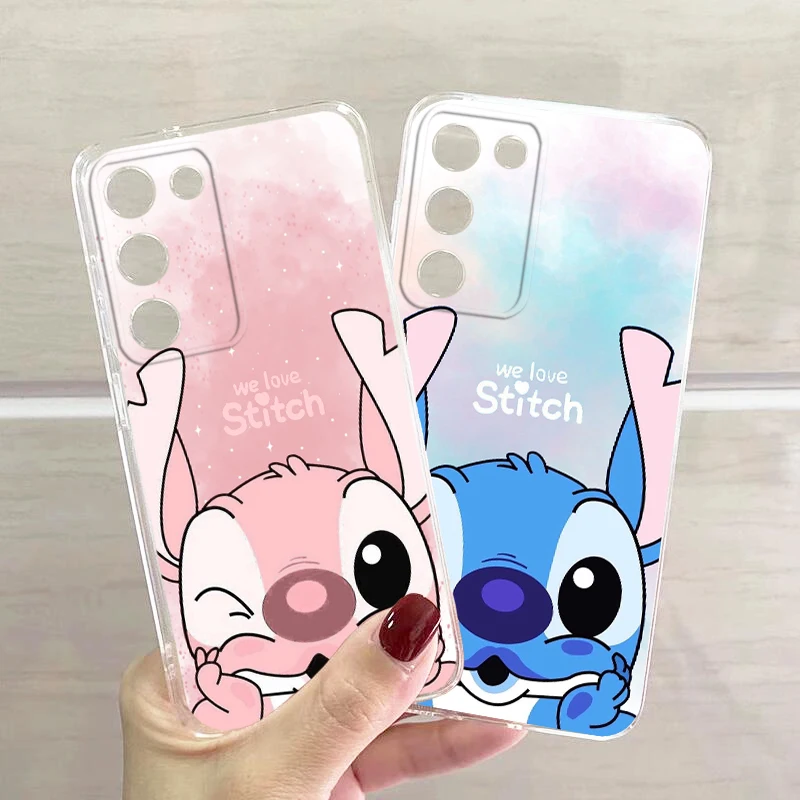

Disney Stitch Angel Trend For Samsung A53 A52 A54 A13 A12 A32 A71 A33 A73 A72 A51 A23 A21S 5G Transparent Phone Case