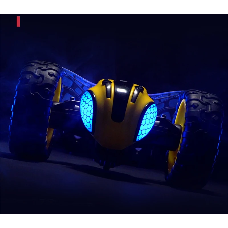 Toys 4wd Bumblebee Remote Control 2.4g Deformation Vehicle 360° Rotation Trick For Children Kids Gifts Toys For Boys