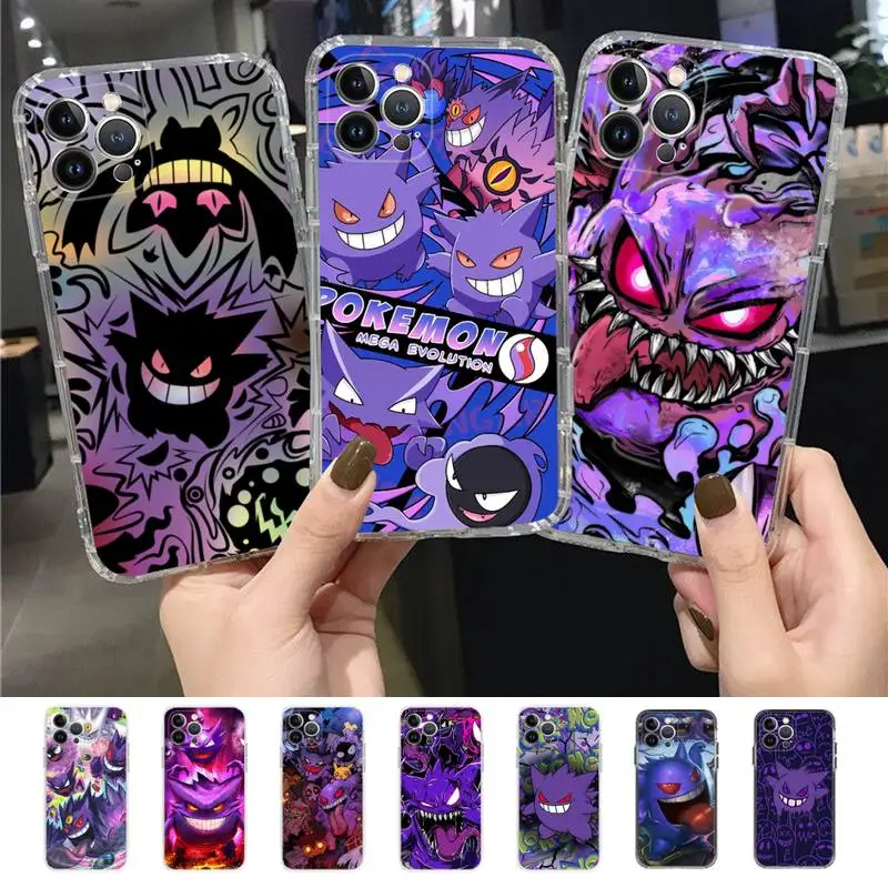 

Cartoon Pokemon G-Gengar Phone Case for iPhone 11 12 13 mini pro XS MAX 8 7 6 6S Plus X 5S SE 2020 XR case