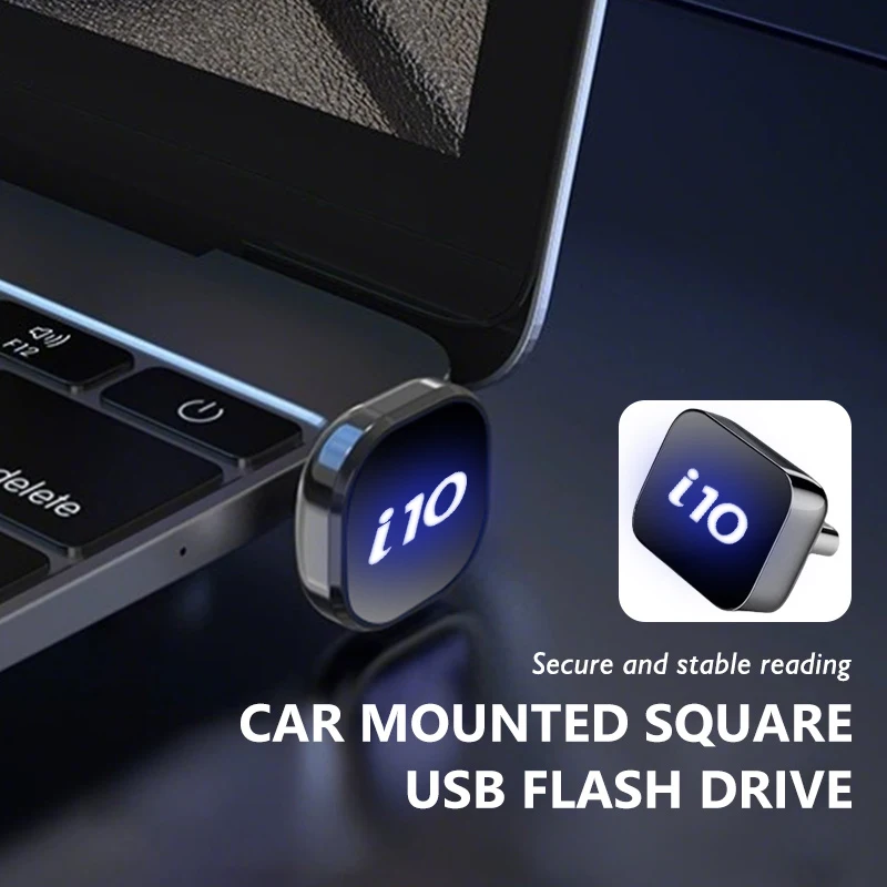 Фото USB-флешка для автомобиля, USB-накопитель, музыкальная флешка, аксессуары для салона Hyundai i10 I10 N Line 2008 2009 2010 2011 №1