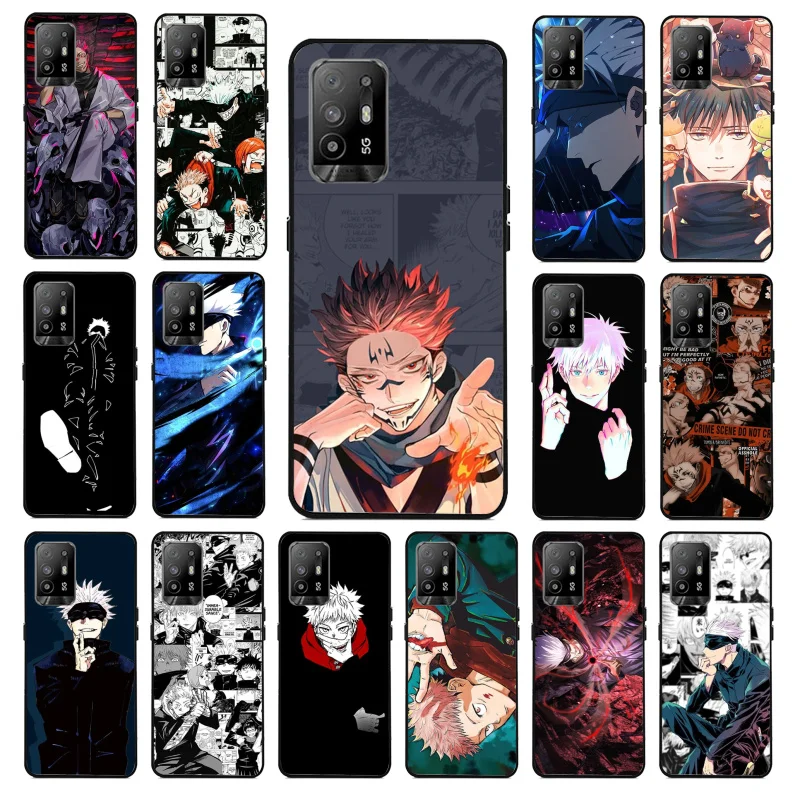 

Jujutsu Kaisen Ryomen Sukuna Phone Case for OPPO A54 A74 A94 A53S A9 A5 A15 A16 A91 A96 A76 Reno8 8Pro Reno2 Z