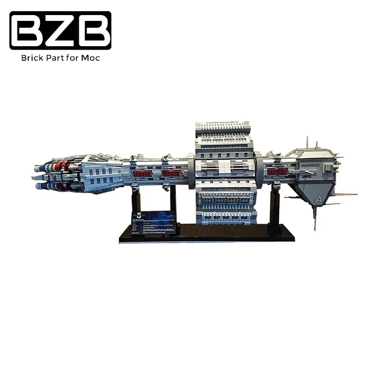 

BZB MOC, серия EAS-Agamemnon, космическая война, высокотехнологичное военное оружие 12902, строительный блок, модель, кирпичные детали, детские игрушки ...