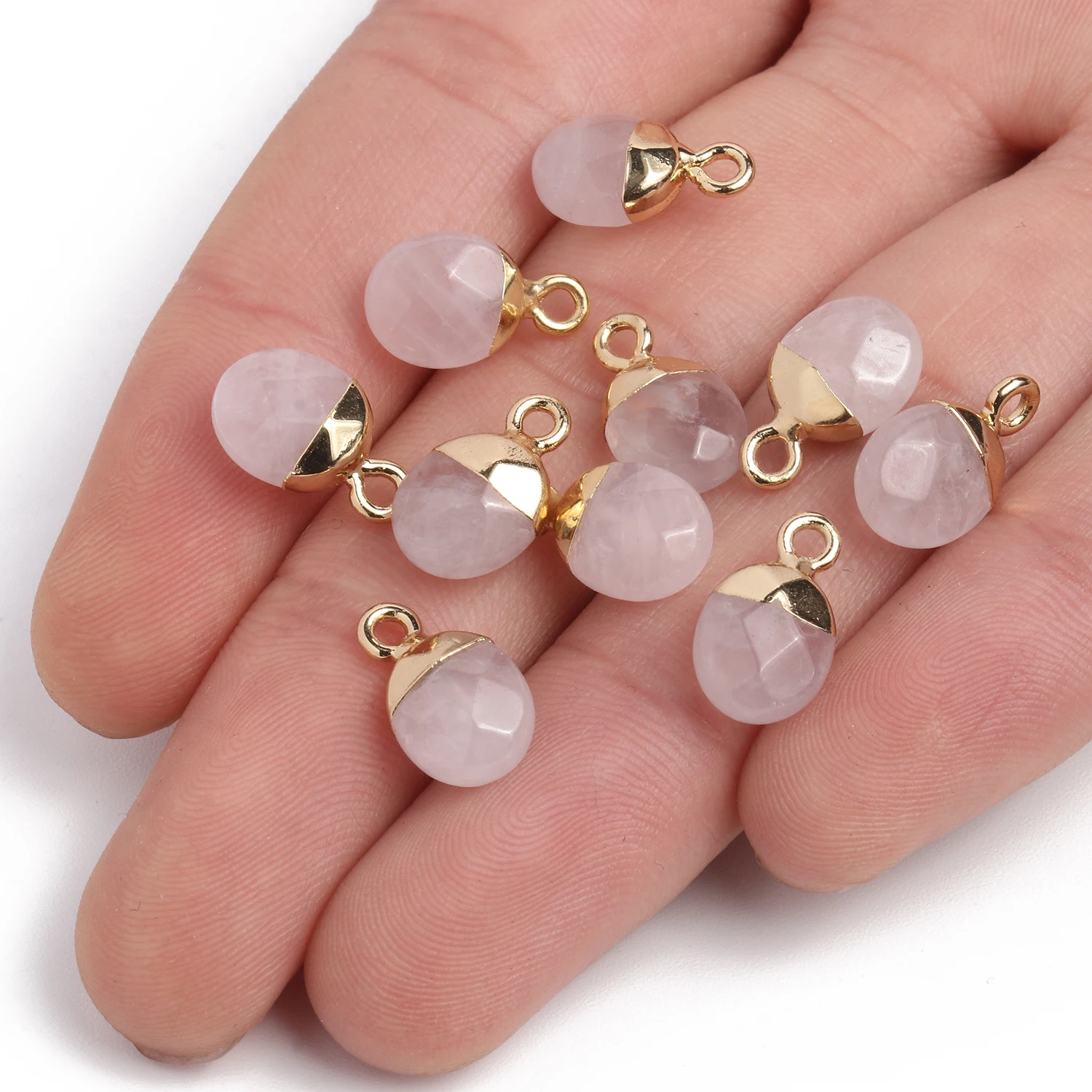 1 шт. 14x 8 мм Новое поступление Подвески из натурального камня овальной формы