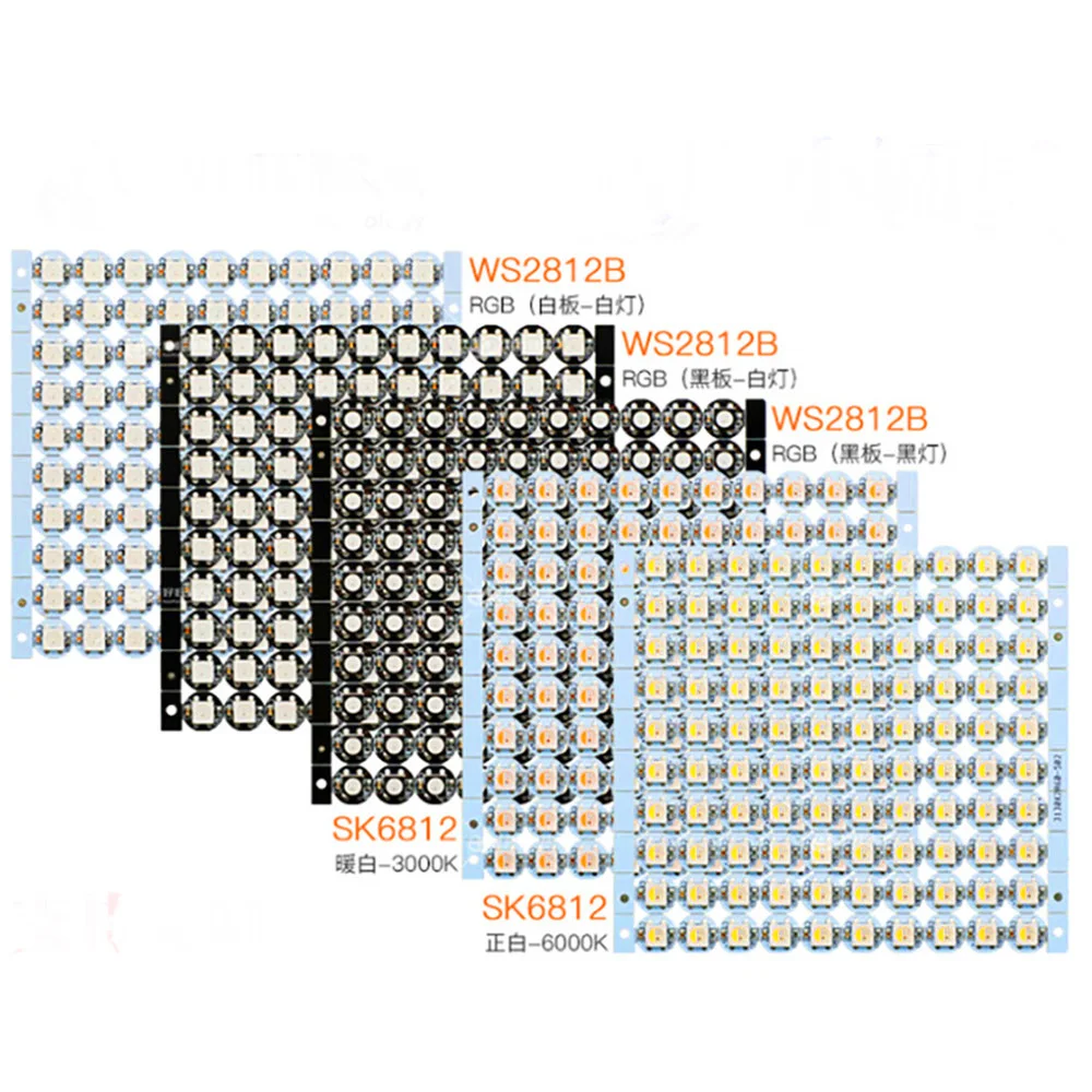 10 шт., чипы для радиатора WS2812B, 10 мм x 3 мм