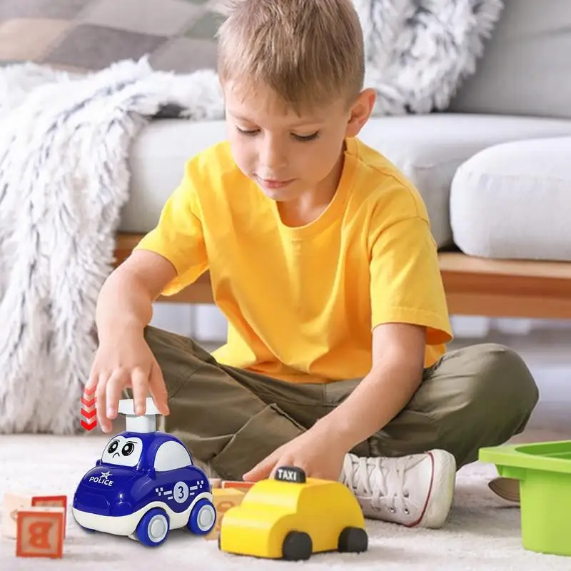 Игрушечный автомобиль с фрикционным приводом мультяшный игрушечный транспорт