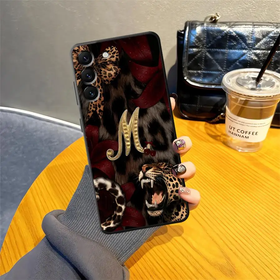 Фото Чехол для телефона Samsung Galaxy A52 A36 A57 A15 A25 A16 A53 A17 A23 A06 A73 A55 A37 A70 A50 A13 A41 A12 с принтом гепарда/леопарда M K №4