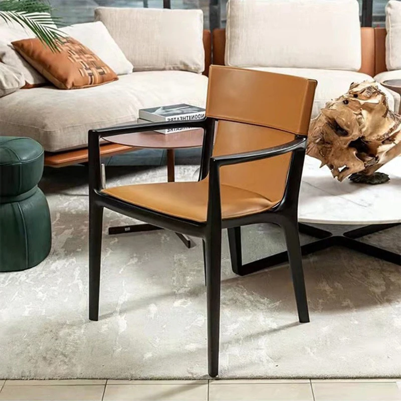 

Modern Vanity Dining Chairs Aesthetic Unique Office Dining Chair Hotel Garden Reading Sedie Da Pranzo Home Furniture WJ40XP