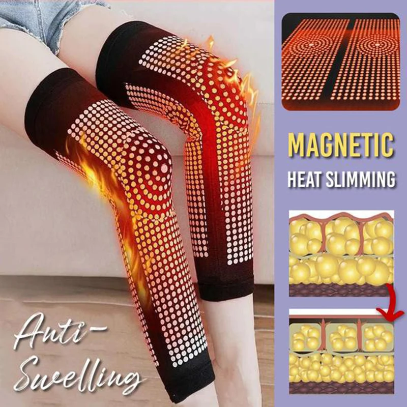 

1 Pair Self Heating Knee Pads Brace Sports Kneepad Compression Tourmaline Knee Support for Arthritis Joint Pain Relief Recovery